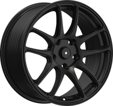 Charger l'image dans la galerie, RW150071 - YKW Replicas JA3 18X8 5X114.3 ET 35mm Gloss Black - YKW Replicas Wheels Canada