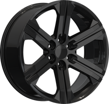 Load image into Gallery viewer, RW150048 - YKW Replicas GR2 22X9 6X139.7 ET 24mm Gloss Black - YKW Replicas Wheels Canada