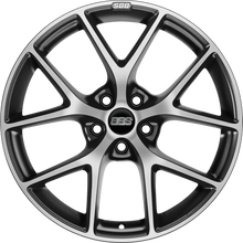 Load image into Gallery viewer, SR025VGPK - BBS SR 17X7.5 5X100 ET 48MM Volcano Grey With Diamond Cut Face and Protective Clear Coat - BBS Wheels Canada