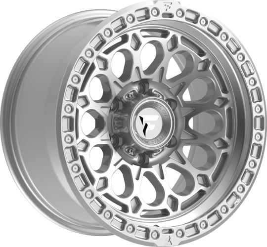 FT101-20906139P18MS - Fittipaldi Offroad FT101MS 20X9 6X139.7 ET 18MM Machined Silver - Fittipaldi Offroad Wheels Canada