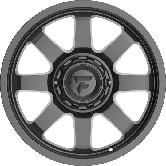 FA16-17908165P18B - Fittipaldi Offroad FA16B 17X9 8X165.1 ET 18MM Gloss Black - Fittipaldi Offroad Wheels Canada