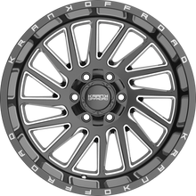 Load image into Gallery viewer, K20221263539N44GBML - Krank Offroad Coil 22X12 6X135 / 6X139.7 -44mm Gloss Black Milled - Krank Offroad Wheels Canada