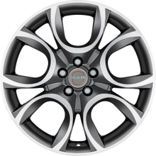 Charger l'image dans la galerie, F7070ONQM35AX - MAK Torino W 17X7 4X98 ET 35MM Gunmetal With Mirror Face - MAK Wheels Canada