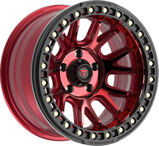 FB151-17906139N38R - Fittipaldi Offroad FB151R 17X9 6X139.7 ET -38MM Metallic Red - Fittipaldi Offroad Wheels Canada