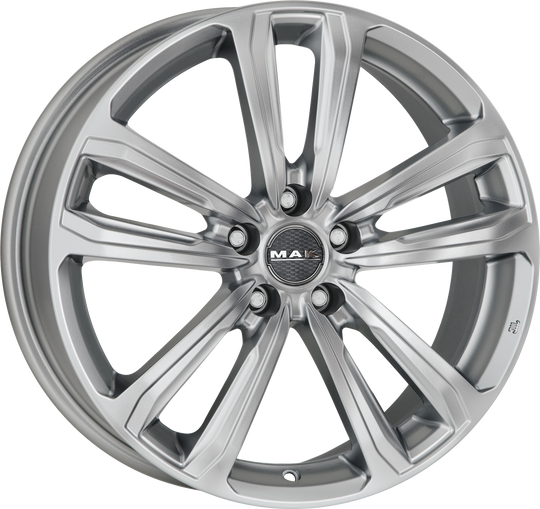 F5550MMSI49F3K - MAK Magma 15X5.5 5X114.3 ET 49MM Silver - MAK Wheels Canada