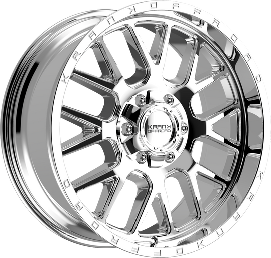 K1020963539P10CH - Krank Offroad Fuse 20X9 6X139.7 / 6X135 10mm Chrome - Krank Offroad Wheels Canada