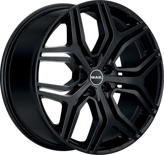 F9522KDGB49IRR - MAK Kingdom 22X9.5 5X120 ET 49MM Gloss Black - MAK Wheels Canada