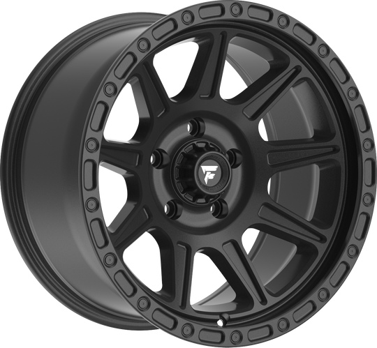 FT104-17906135N06SB - Fittipaldi Offroad FT104SB 17X9 6X135 ET -6MM Satin Black - Fittipaldi Offroad Wheels Canada