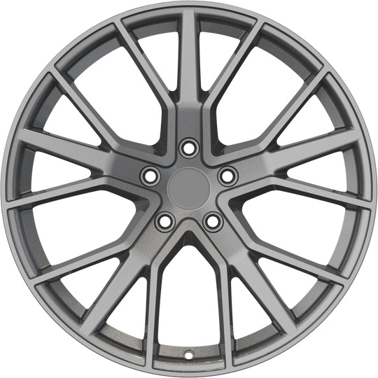 RW150009 - YKW Replicas AR14 18X8 5X112 ET 45MM Gloss Gunmetal - YKW Replicas Wheels Canada