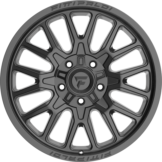 FA18-22128165N44B - Fittipaldi Offroad FA18B 22X12 8X165.1 ET -44MM Gloss Black - Fittipaldi Offroad Wheels Canada
