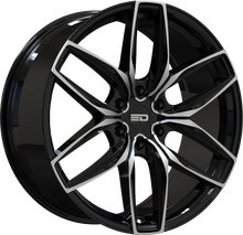 Load image into Gallery viewer, F22956352587GBML - Euro Design Forza 6 22X9.5 6X135 ET 25MM Gloss Black Milled - Euro Design Wheels Canada