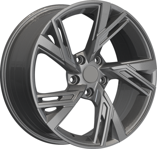 RW150005 - YKW Replicas AR12 18X8 5X112 ET 35MM Gloss Gunmetal - YKW Replicas Wheels Canada