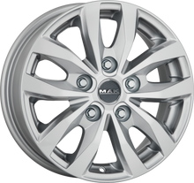 Load image into Gallery viewer, F65505DSI55D3 - MAK Load5 15X6.5 5X118 ET 55MM Silver - MAK Wheels Canada