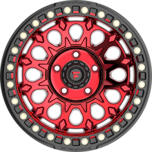 Charger l'image dans la galerie, FB153-17905127N15R - Fittipaldi Offroad FB153R 17X9 5X127 ET -15MM Gloss Red With Red Tint Machined Face and Gloss Black Ring - Fittipaldi Offroad Wheels Canada