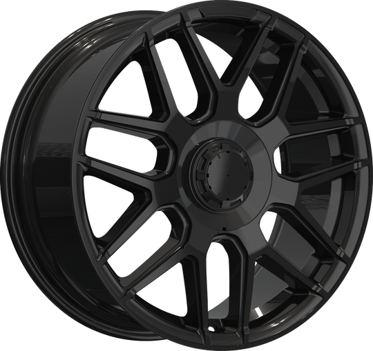 RW150015 - YKW Replicas MR2 20X8.5 5X112 ET 35MM Gloss Black - YKW Replicas Wheels Canada