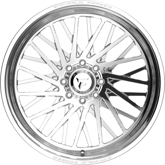 FTF501-24145127N76P-R - Fittipaldi Offroad FTF501P 24X14 5X127 ET -76MM Polished - Fittipaldi Offroad Wheels Canada