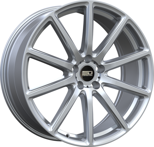 L1985D4067S - Euro Design Legend 19X8.5 5X108 ET 40MM Silver - Euro Design Wheels Canada