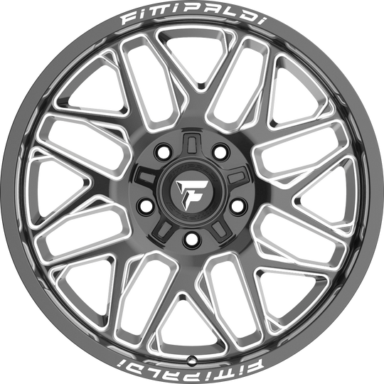 FA19-20908180P18BM - Fittipaldi Offroad FA19BM 20X9 8X180 ET 18MM Gloss Black Milled - Fittipaldi Offroad Wheels Canada