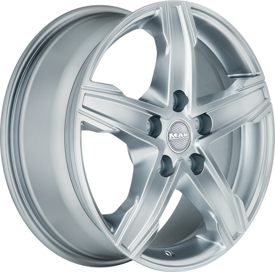 F75805KSI60D3 - MAK King5 18X7.5 5X118 ET 60MM Silver - MAK Wheels Canada