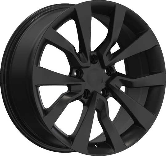 RW150041 - YKW Replicas JA5 18X8 5X114.3 ET 35mm Gloss Black - YKW Replicas Wheels Canada