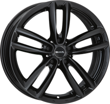 Charger l'image dans la galerie, F7080OFGB54WS5X - MAK Oxford 18X7 5X112 ET 54MM Gloss Black - MAK Wheels Canada