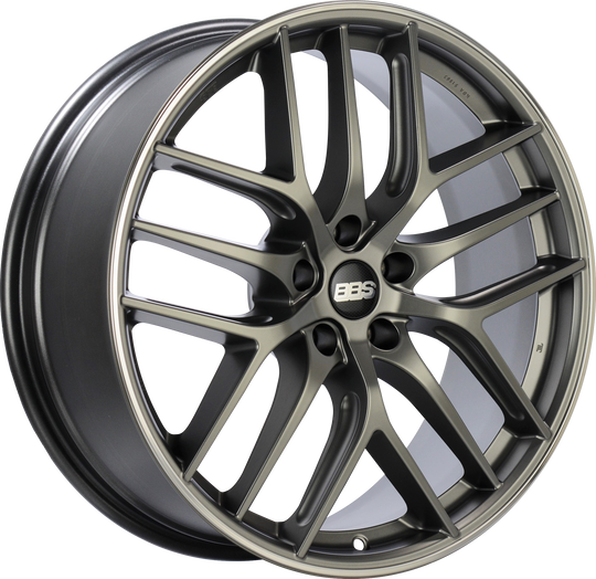 CC0302PPO - BBS CC-R 20X9 5X120 ET 25MM Platinum With Polished Stainless Steel Rim Protector - BBS Wheels Canada
