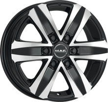 Load image into Gallery viewer, F80806TBM30VU - MAK Stone6 18X8 6X139.7 ET 30MM Black Mirror - MAK Wheels Canada