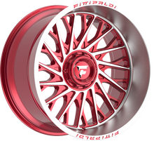 Load image into Gallery viewer, FA08-221252739N44MR - Fittipaldi Offroad FA08MR 22X12 5X127 ET -44MM Gloss Red With Machined Face and Lip - Fittipaldi Offroad Wheels Canada