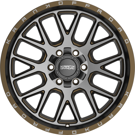 K1020963539P10DT - Krank Offroad Fuse 20X9 6X139.7 / 6X135 10mm Bronze Dark Tint - Krank Offroad Wheels Canada