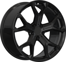 Load image into Gallery viewer, RW150013 - YKW Replicas BR1 20X9 5X112 ET 35MM Gloss Black - YKW Replicas Wheels Canada