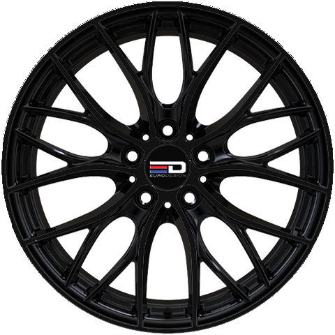 CAM188G3572GB - Euro Design Camillo 18X8 5X114.3 ET 35MM Gloss Black - Euro Design Wheels Canada