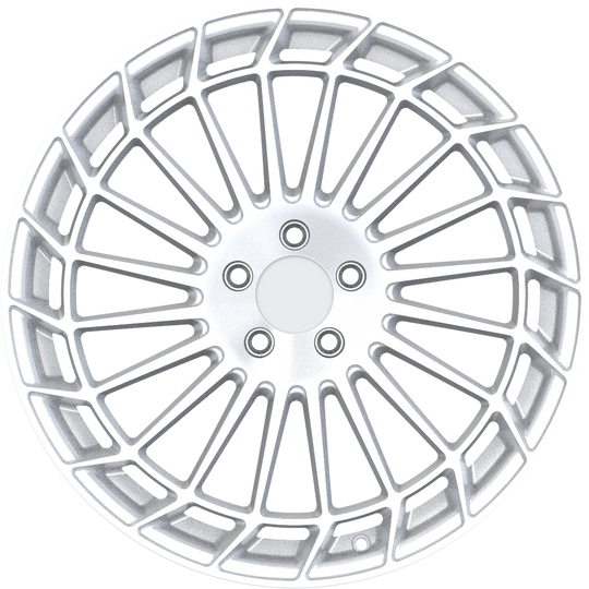 RW150029 - YKW Replicas MR3 19X8 5X112 ET 30MM Hyper Silver - YKW Replicas Wheels Canada
