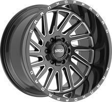 Charger l'image dans la galerie, K2020963539Q00GBML - Krank Offroad Coil 20X9 6X135 / 6X139.7 0mm Gloss Black Milled - Krank Offroad Wheels Canada
