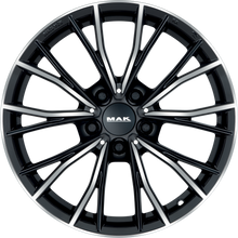 Load image into Gallery viewer, F7580MKBM45I4BX - MAK Mark 18X7.5 5X120 ET 45MM Black Mirror - MAK Wheels Canada