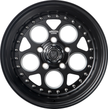 Load image into Gallery viewer, 001BM-57065-06 - Center Line Rev 2.0 15X7 5X114.3 ET -6MM Satin Black With Milled Windows - Center Line Wheels Canada