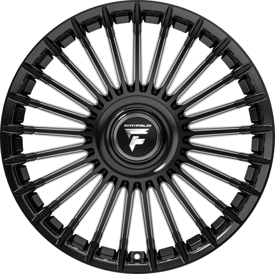 FS370-261051220P30B - Fittipaldi Street FS370B 26X10 5X112 / 5X120.65 30mm Gloss Black - Fittipaldi Street Wheels Canada