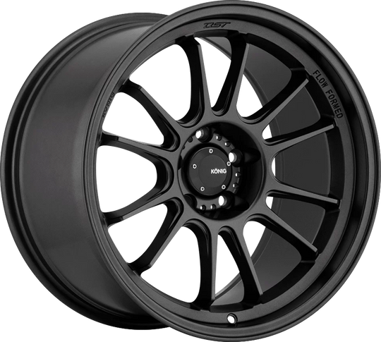 HG87512455 - Konig Hypergram 17X8 5X112 ET 45MM Matte Black - Konig Wheels Canada