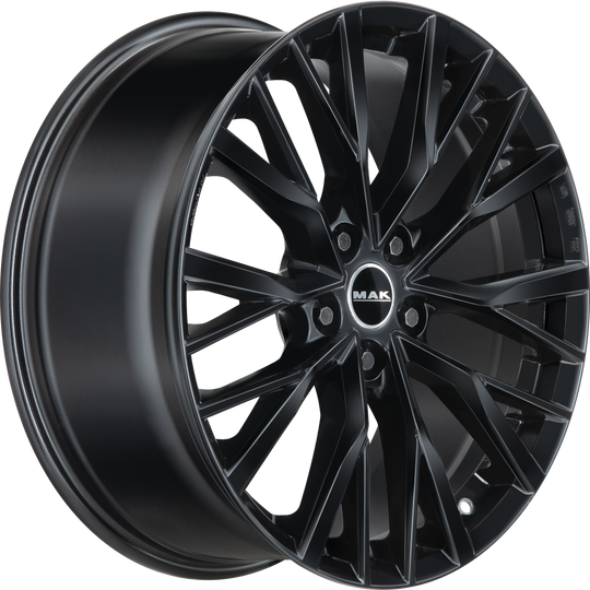 F1022KEGB45IRR - MAK Kent 22X10 5X120 ET 45MM Gloss Black - MAK Wheels Canada