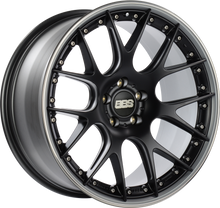 Load image into Gallery viewer, CH657BPPO - BBS CHRII 20X10.5 5X120 ET 35MM Black With Platinum Rim and Stainless Steel Rim Protector - BBS Wheels Canada