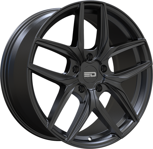 F209D3863MB - Euro Design Forza 20X9 5X108 ET 38MM Matte Black - Euro Design Wheels Canada