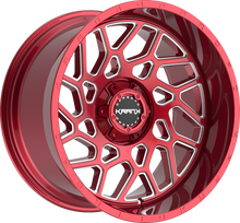 Load image into Gallery viewer, K80221263539N44RM - Krank Offroad Ambush 22X12 6X135 / 6X139.7 -44mm Red Clear - Krank Offroad Wheels Canada
