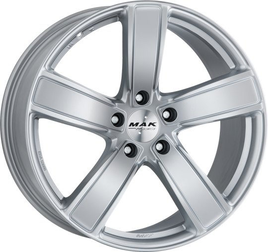 F1021UDSI19WSX - MAK Turismo-D-FF 21X10 5X112 ET 19MM Silver - MAK Wheels Canada