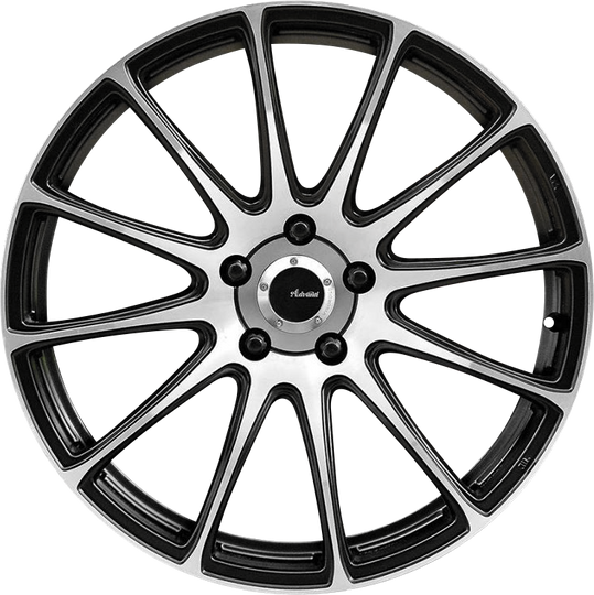 SV88512355 - Advanti Svelto 18X8 5X112 ET 35MM Matte Black With Machined Face - Advanti Wheels Canada