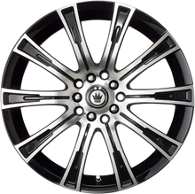 Load image into Gallery viewer, CW88514405 - Konig Crown 18X8 5X114.3 ET 40MM Gloss Black With Machined Face - Konig Wheels Canada
