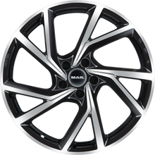 Charger l'image dans la galerie, F7070KABM42GG2 - MAK Kassel 17X7 5X108 ET 42MM Black Mirror - MAK Wheels Canada