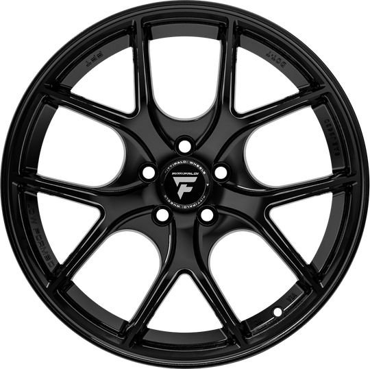 FS365-18805114P35B - Fittipaldi Street FS365B 18X8 5X114.3 ET 35MM Gloss Black - Fittipaldi Street Wheels Canada