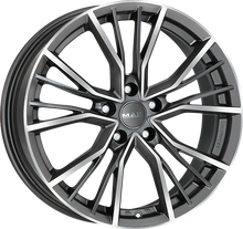 Load image into Gallery viewer, F8521UNQM43WS3X - MAK Union 21X8.5 5X112 ET 43MM Gunmetal With Mirror Face - MAK Wheels Canada