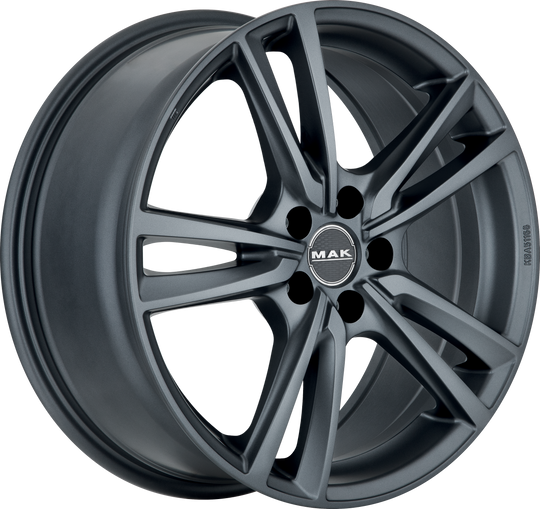 F6050ICMT35C - MAK Icona 15X6 4X100 ET 35MM Matte Titanium - MAK Wheels Canada