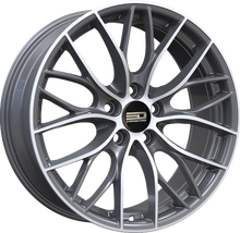 Load image into Gallery viewer, CAM1880J3572GMM - Euro Design Camillo 18X8 5X120 ET 35MM Gunmetal Machined - Euro Design Wheels Canada