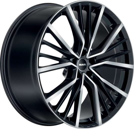 F7570UABM46PE3X - MAK Union 17X7.5 5X100 ET 46MM Black Mirror - MAK Wheels Canada